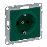 Legrand, SEANO 765222 Geaard stopcontact met verhoogde aanraakbeveiliging, aansluitdoos, steekklemmen, 16 A, 250 V, kleur: groen