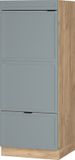 Vicco Hoge kast Fame-Line, Bleu clair-gris/Chêne doré, 60 cm
