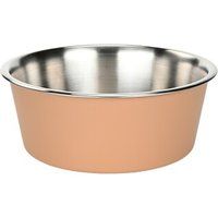 AniOne Roestvrijstalen Kom Cute Beige 1,2 L