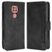 Motorola Étui Portefeuille Motorola Moto E7 Plus - Série Cardholder - Noir