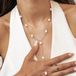 Hey Happiness Parel Y-Ketting Dames - RVS 18K Goud Verguld - Rolo Schakelketting met Parels - Waterproof - Verstelbaar - Cadeau Voor Haar