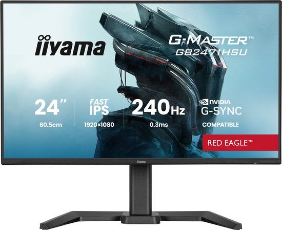 iiyama GB2471HSU-B1 23.8" IPS 1920x1080/240Hz 2H1DP USB-hub HAS