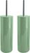 MSV Porto Toiletborstel met houder - 2 stuks - Groen - 38 cm