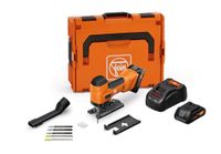 FEIN Accu-decoupeerzaag voor metaal en hout 26 mm slag F-IRON Jig 26 AS Set 2 x 4 Ah