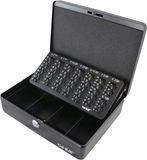 HMF 10015-02 Geldcassette Geldtelcassette 30 x 24 x 9 cm, Zwart