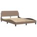 VidaXL Bedframe "Dover" Kunstleer Cappuccino 120x200 cm