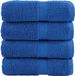vidaXL Premium washandjes SOLUND 4 stuks blauw 30x30 cm 600 g/m²