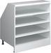 Vicco Rion dakraamkast – 80 x 81,8 cm met 4 vakken, kastromp 60 cm diepte Blanc