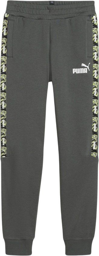 Essentials Tape Camo Joggingbroek Jongens - Maat 140 - Grijs
