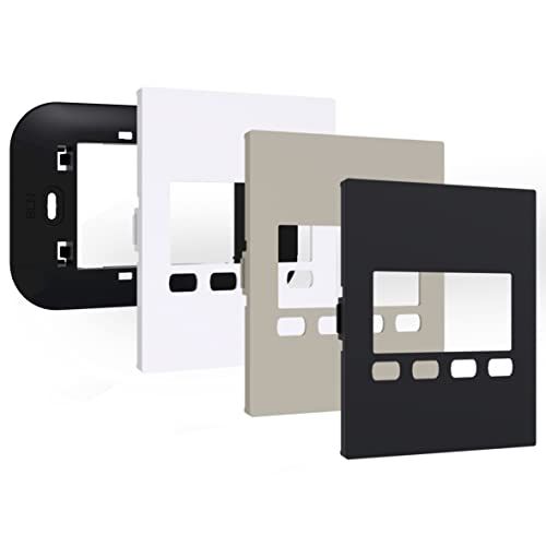 VEMER VE786300 NOW DAFNE Kit Clickon Living Now Bticino compatibel met Dafne chronotthermostaat - Wit, Zwart, Zand