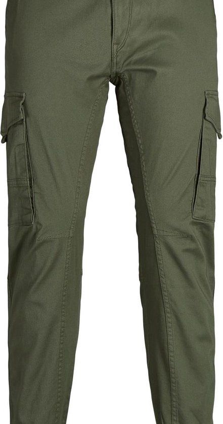 JACK & JONES JPSTPAUL JJFLAKE 542 Olive Night Heren Cargo Broek