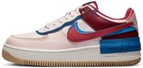 Nike Air Force 1 Shadow Baskets pour femmes - Rose/Bleu/Bordeaux - Cuir - Taille 38.5