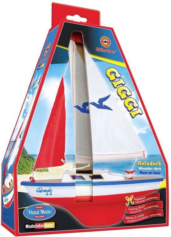 Günther Flugspiele Captain Hook Zeilboot - Kinderen - 240 mm - Kleurloos