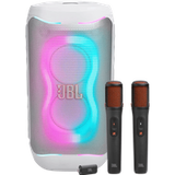 JBL Partybox 130 Wit + JBL Easysing Mics