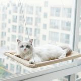 Merkloos Goodivery Kattenhangmat Raamzitje Khaki