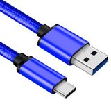 Allteq USB C naar USB A kabel | 2 meter | Blauw | USB 3.2 Gen 1 | 60W