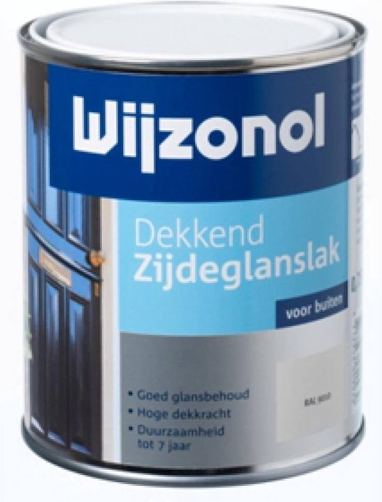 Wijzonol Dekkend Zijdeglanslak - 0,75l - RAL 9010