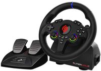 Subsonic Superdrive 220 RS-5 Zwart USB Stuurwiel + pedalen Nintendo Switch, PC, PlayStation 4, PlayStation 5, Xbox One, Xbox Series S, Xbox Series X