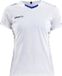 Craft Progress Contrast Shirt Korte Mouw Dames - Wit / Royal | Maat: XXL
