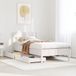 Maison Exclusive - Lit en bois massif sans matelas, blanc, 75x190 cm, en pin