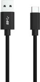 Ansmann Type C USB Data- en laadkabel 2 m - Zwart