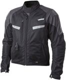 Helite Vented 2.0 Airbag Motorfiets Textiel Jas Zwart 4XL