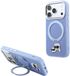 Karl Lagerfeld Housse pour iPhone 18 Pro Max et iPhone 17 Pro Max - MagSafe - Bleu clair