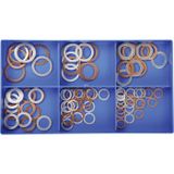 Inconnu Assortiment 100 afdichtingen aluminium/koper DIN 7603