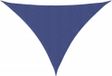 Zonnescherm driehoekig 2,5x2,5x3,5 m oxford stof blauw