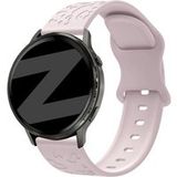 Bracelet Garmin Vivomove Style en silicone 'Leopard' (rose)