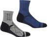 Regatta Actieve Outdoor Sokken Blauw Katoenmix 43-47 (2 paar)
