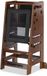 STARSTEPS® Tour d'apprentissage 3 en 1 - Bois Brun - Escabeau enfant Montessori avec filet de sécurité