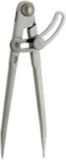 Angulus Vogel Steekpasser 200 mm met stelboog, staal, zwart