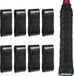 BeiJingLiangPinJiaZuoKeJiWenHuaFaZhanYouXianGongSi 8 pièces de ruban de grip pour raquette de tennis - Antidérapant et absorbant la transpiration auto-adhésif