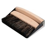 Ena Living Stoffpan set, 15,5x10x4cm, zwart, beukenhout/paardenhaar/staal
