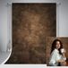 Allecto plus - Rétro Fond texturé brun 2x3m pour studio de photographie professionnel avec couleur unie