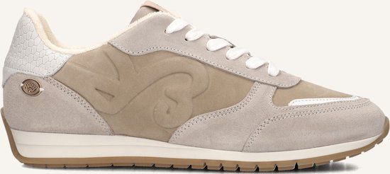 Fred de la Bretoniere Vlora Sign Nubuck Beige Sneakers - Maat 37