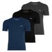 BOSS Onderhemd marine / zwart / wit