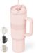 ONYX Bouteille avec Paille 1 Litre - Rose Bonbon
