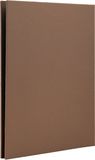 SECURIT Signature A4 menuhouder | A4 - voor restaurant, bar, café - dubbele inlegbladen 4 pagina's incl. - PU-leer - 315 × 250 mm - lichtbruin