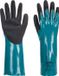 Portwest Lichte Korrelige Grip Handschoen - Blauw/zwart - L