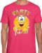 Bellatio Decorations Foute party t-shirt voor heren - Party Time - roze - carnaval/themafeest S