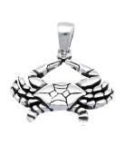 MOOYE ® - Collectie Zilveren Krab kettinghanger