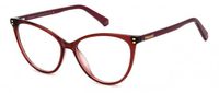 Polaroid PLD D551 Burgundy 2 Cat Eye Vrouwen Brilmonturen Kunststof/Carbon 54mm