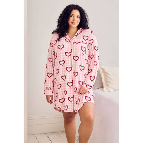 Chelsea Peers nachthemd roze/rood