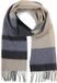 Profuomo Sjaal Wol Colourblock Blauw Grijs Beige