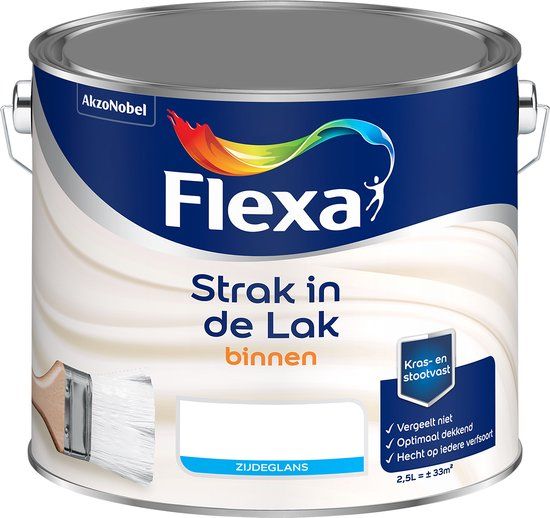 Flexa Strak in de Lak Binnenlak Zijdeglans - Eucalyptusgroen - 0.75 Liter