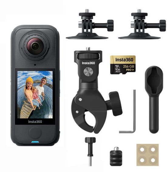 Insta360 X4 Air Motorcycle Bundle - Zwart