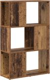 vidaXL Tv-meubelset - 60 x 24 x 94,5 cm - Bruin - Bewerkt hout