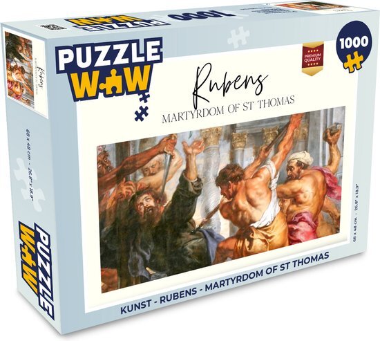 MuchoWow Puzzel Kunst - Rubens - Martyrdom of St Thomas - Legpuzzel - Puzzel 1000 stukjes volwassenen